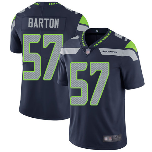 Seattle Seahawks Limited Navy Blue Men Cody Barton Home Jersey NFL Football #57 Vapor Untouchable->seattle seahawks->NFL Jersey